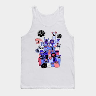 funny cool monsters Tank Top